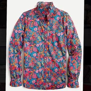 J. Crew Liberty boy fit button up